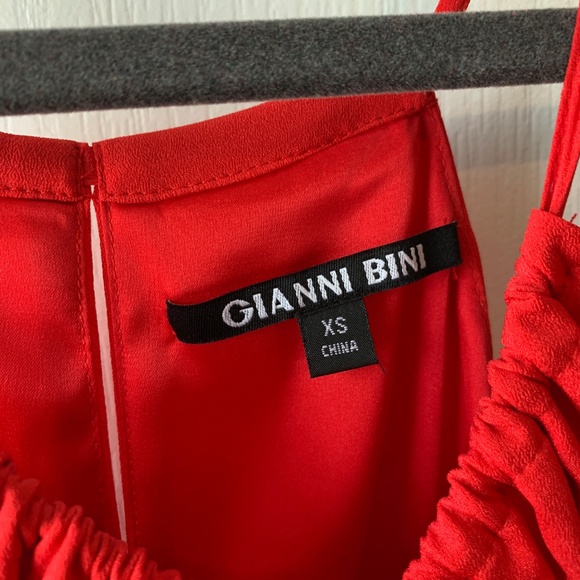 Gianni Bini Red Halter Maxi Dress - Picture 4 of 4